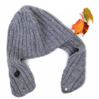 Lauren Urstadt cashmere knit hat