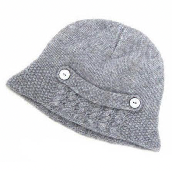 Lauren Urstadt knit gray hat